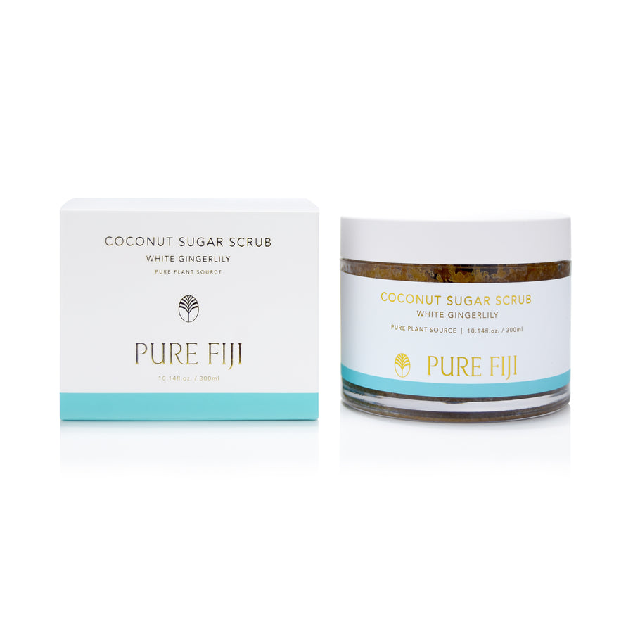 Pure Fiji Coconut Sugar Rub - White Gingerlily