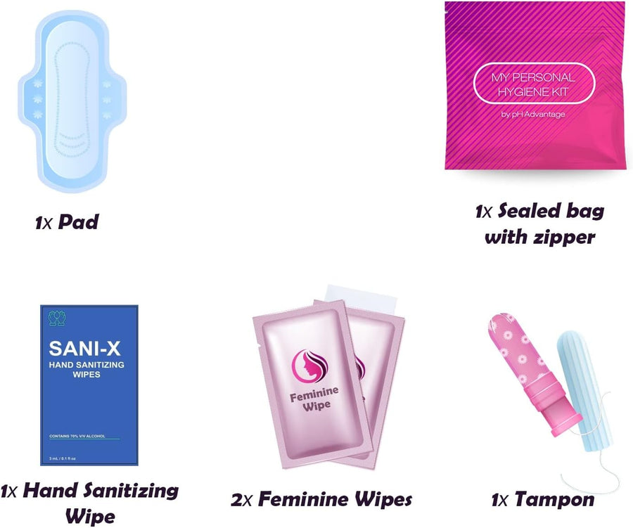 Kit U Safe Assorted Feminine Hygiene Kits Pack of 10