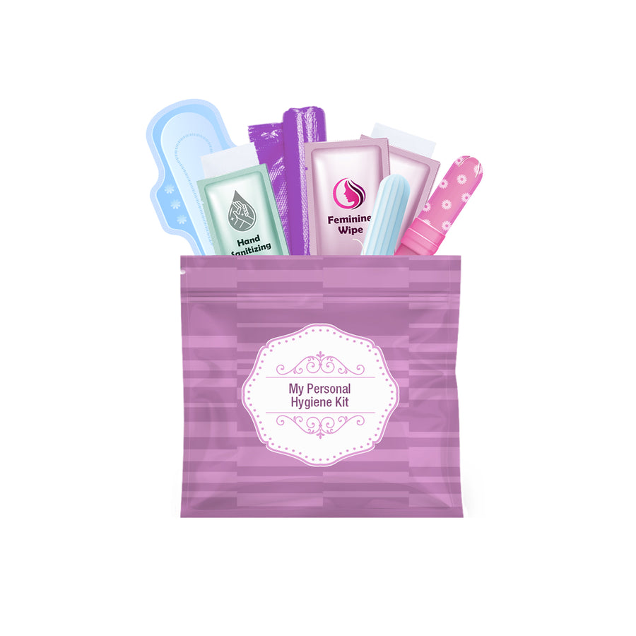 Feminine Hygiene Kit Purple Pack of 10