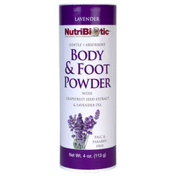NutriBiotic Body &amp; Foot Powder, Lavender