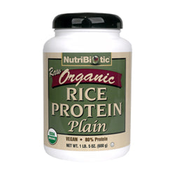 NutriBiotic Organic Rice Protein, Plain