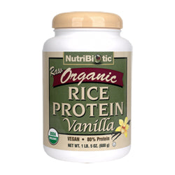 NutriBiotic Organic Rice Protein, Vanilla