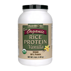 NutriBiotic Organic Rice Protein, Vanilla 3 lb.