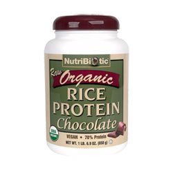 NutriBiotic Organic Rice Protein, Chocolate 22.9 oz.