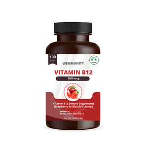 Wemmunity Vitamin B12 100 Tabs
