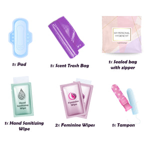 Feminine Hygiene Kit Rose Pack of 10