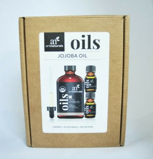 artnaturals oils Jojoba oil content 1-4oz, 2-.33oz (10 ML)
