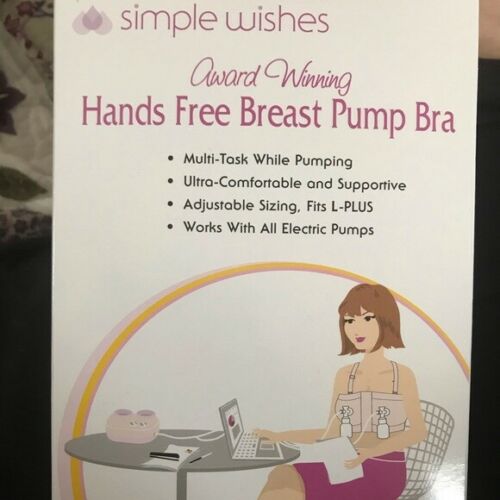 Simple Wishes-Hands Free Breast Pump XS to L-Black